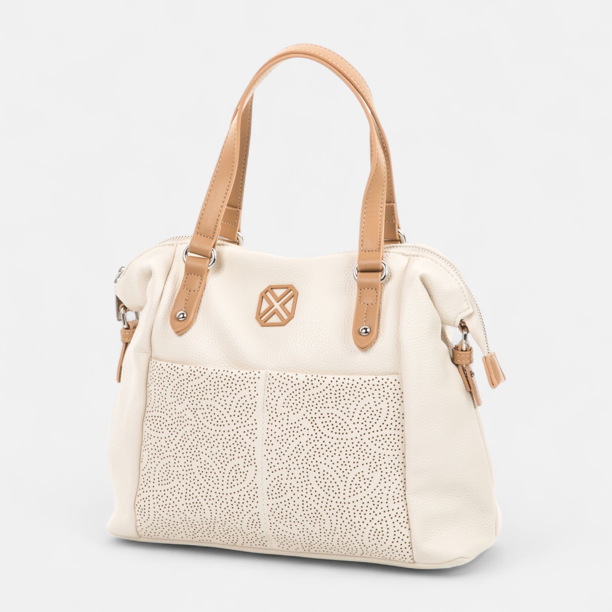 Sac à main beige