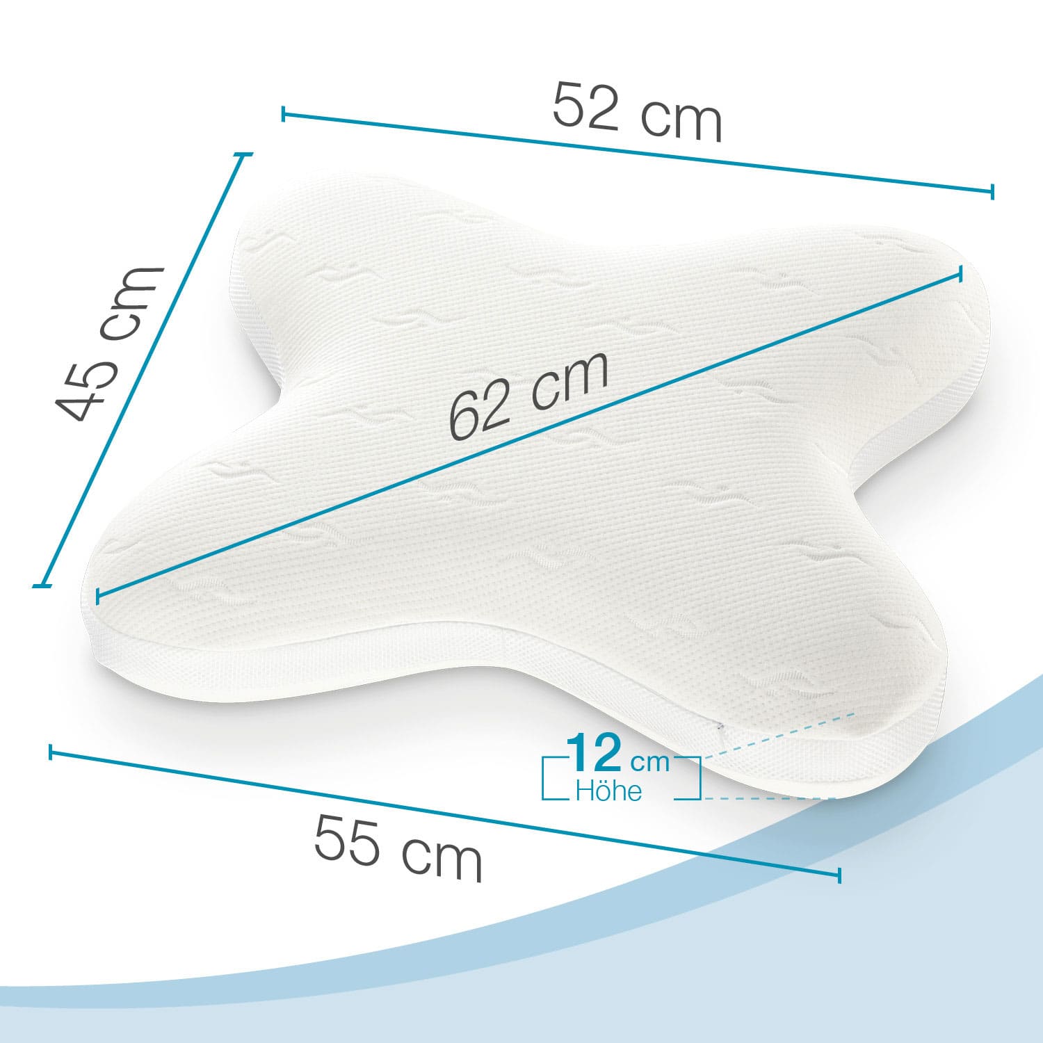 Bestschlaf Visko-Schmetterlings-Kissen