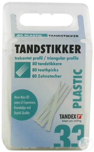 Deprophar Tandex Bâtonnets Interdentaires Plastique 80 Pièces