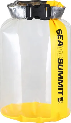 Sea To Summit Clear Stopper Dry Bag 5L Yellow
