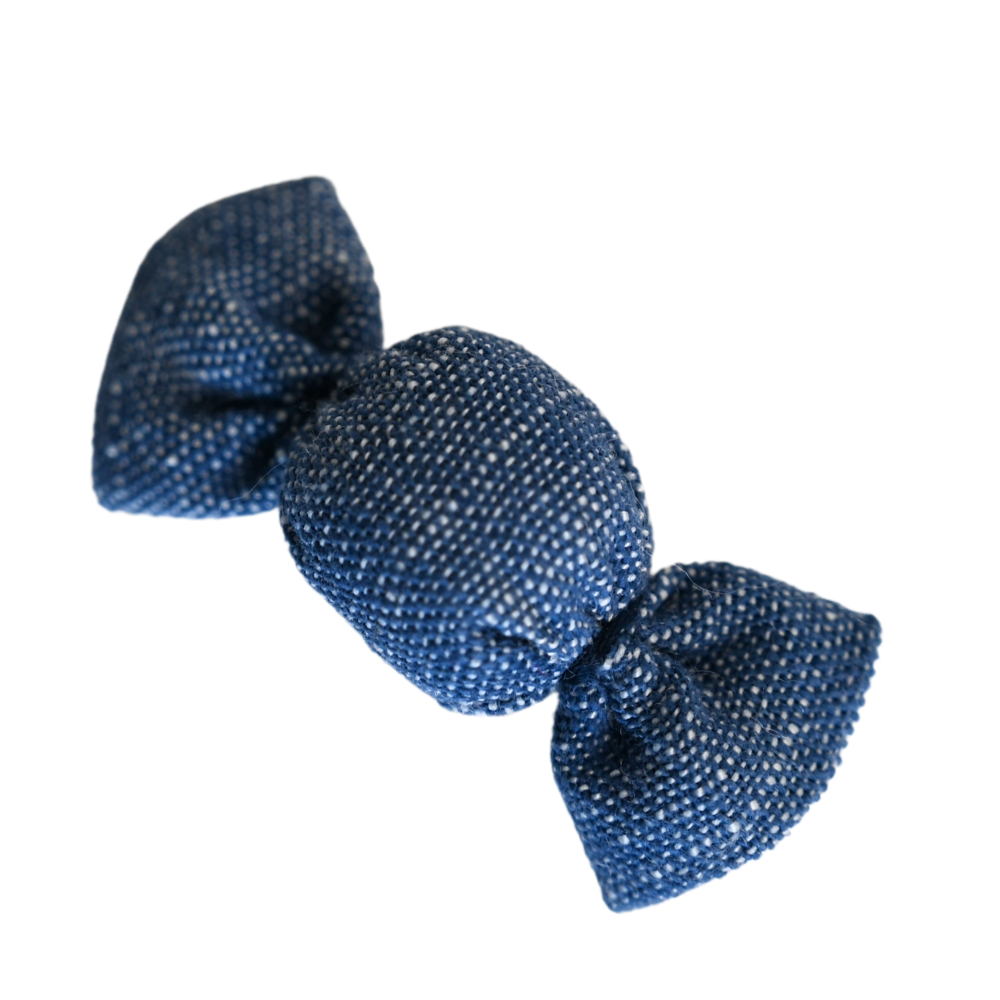 Petite Barrette Mini Bonbon Jean Fin