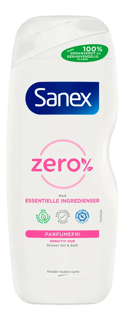 Sanex Shower Gel Zero% - 600 ml.