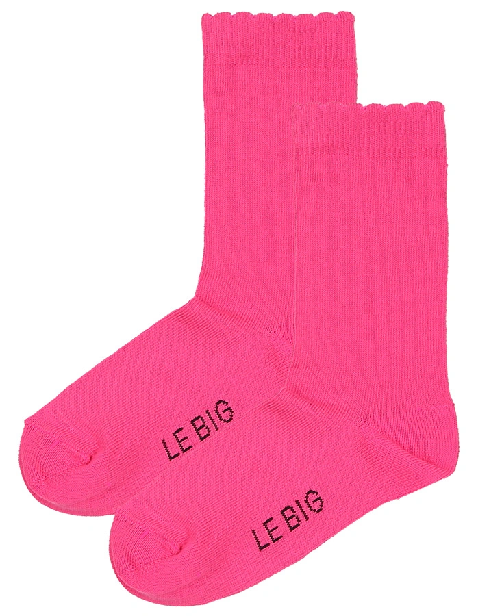 Socken TANAYA 2er-Pack mit Glitzer in gestreift in pink/dunkelblau