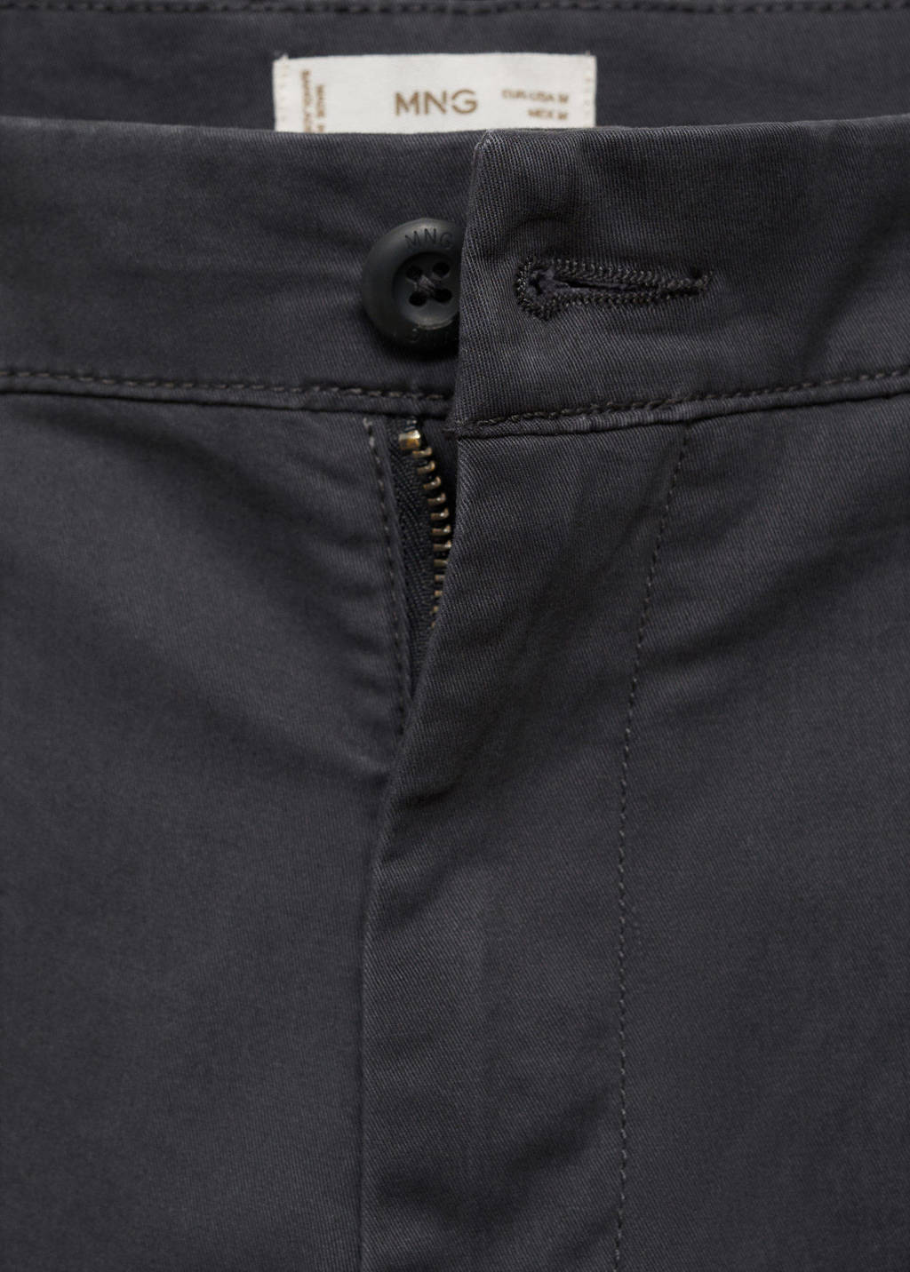 MANGO TEEN broek antraciet