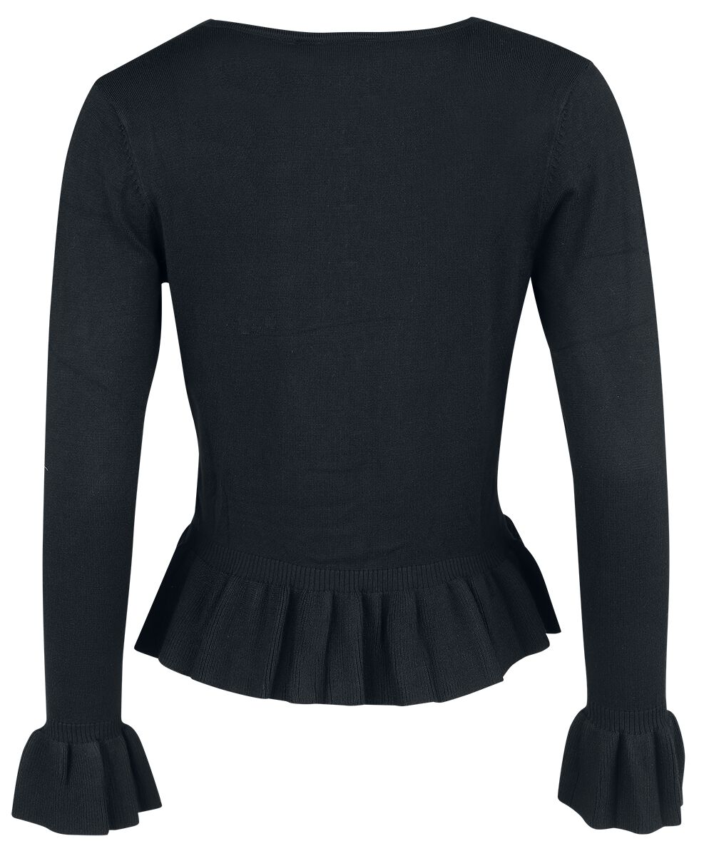 Tie Front Ruffle Cardigan | Voodoo Vixen Cardigan