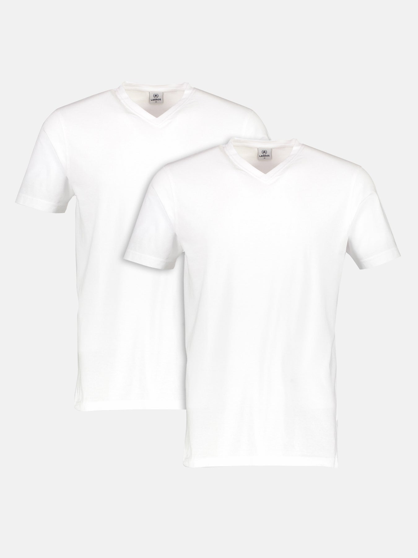 V-Neck Doppelpack Herren T-Shirt in Premium Baumwollqualität