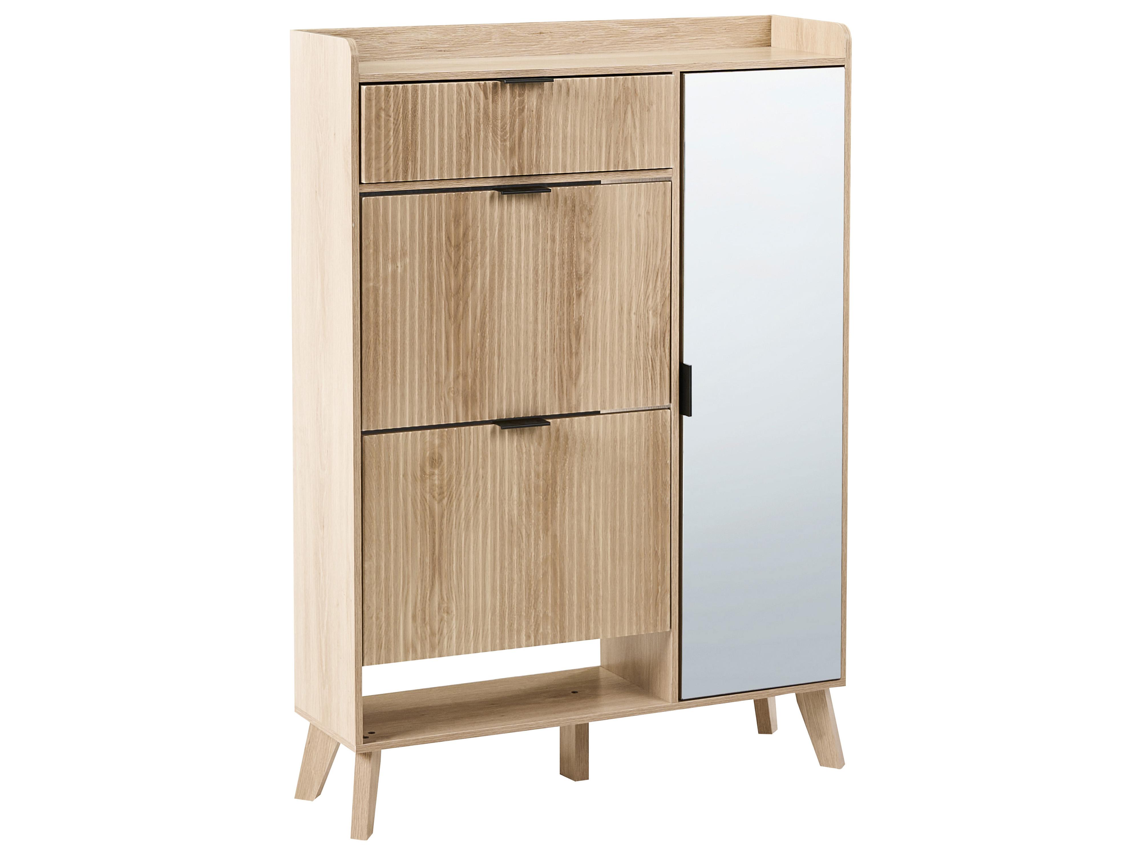 Schoenenkast MOONIE Lichtbruin