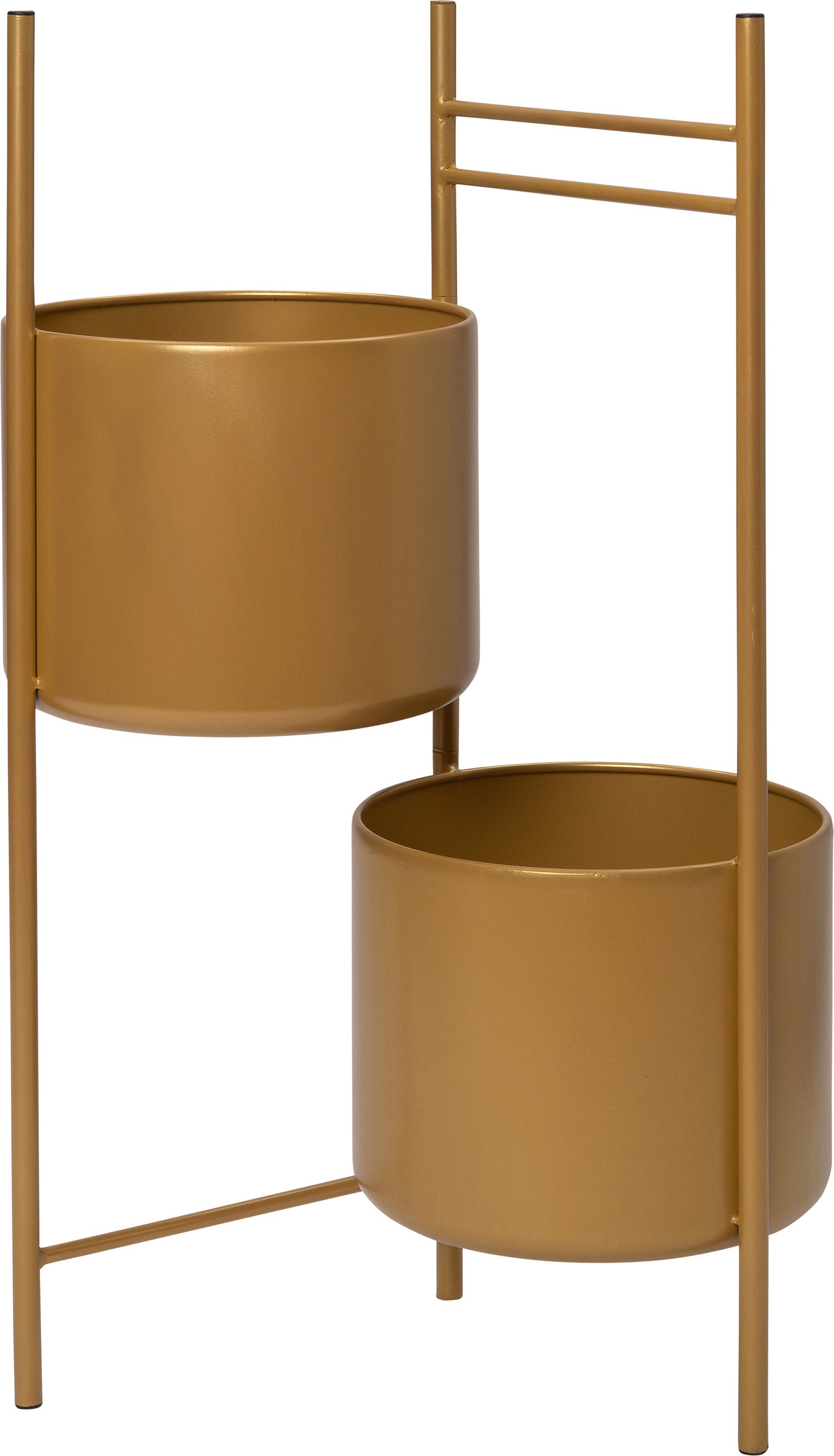 Intratuin bloempot op standaard Nena goud D 28 H 80 cm