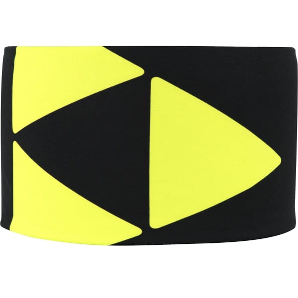 Bandeau ski de fond FISCHER HEADBAND LIGHT OBERSTDORF NOIR/JAUNE
