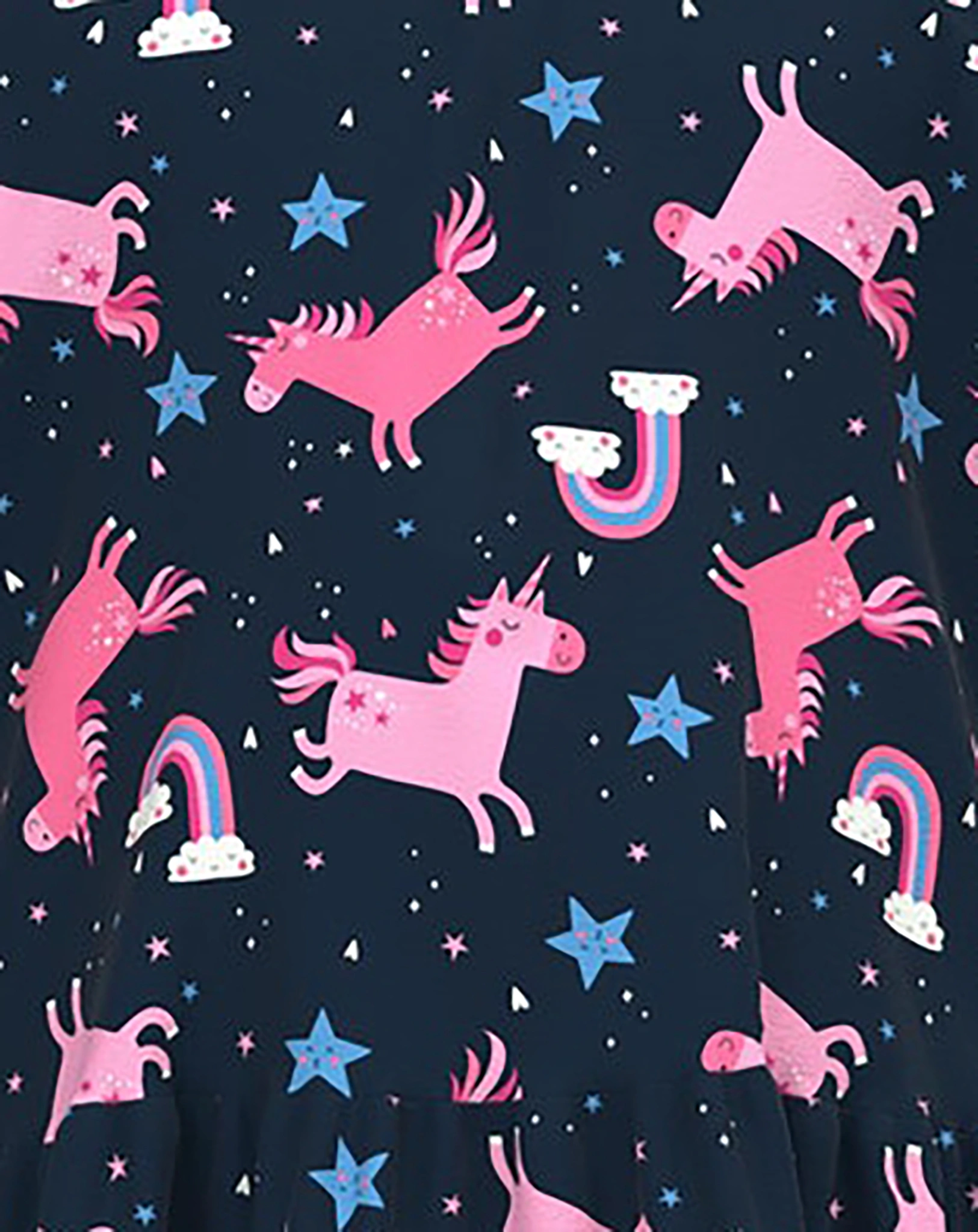 Kurzarmkleid NMFVIGGA - UNICORN in dark sapphire