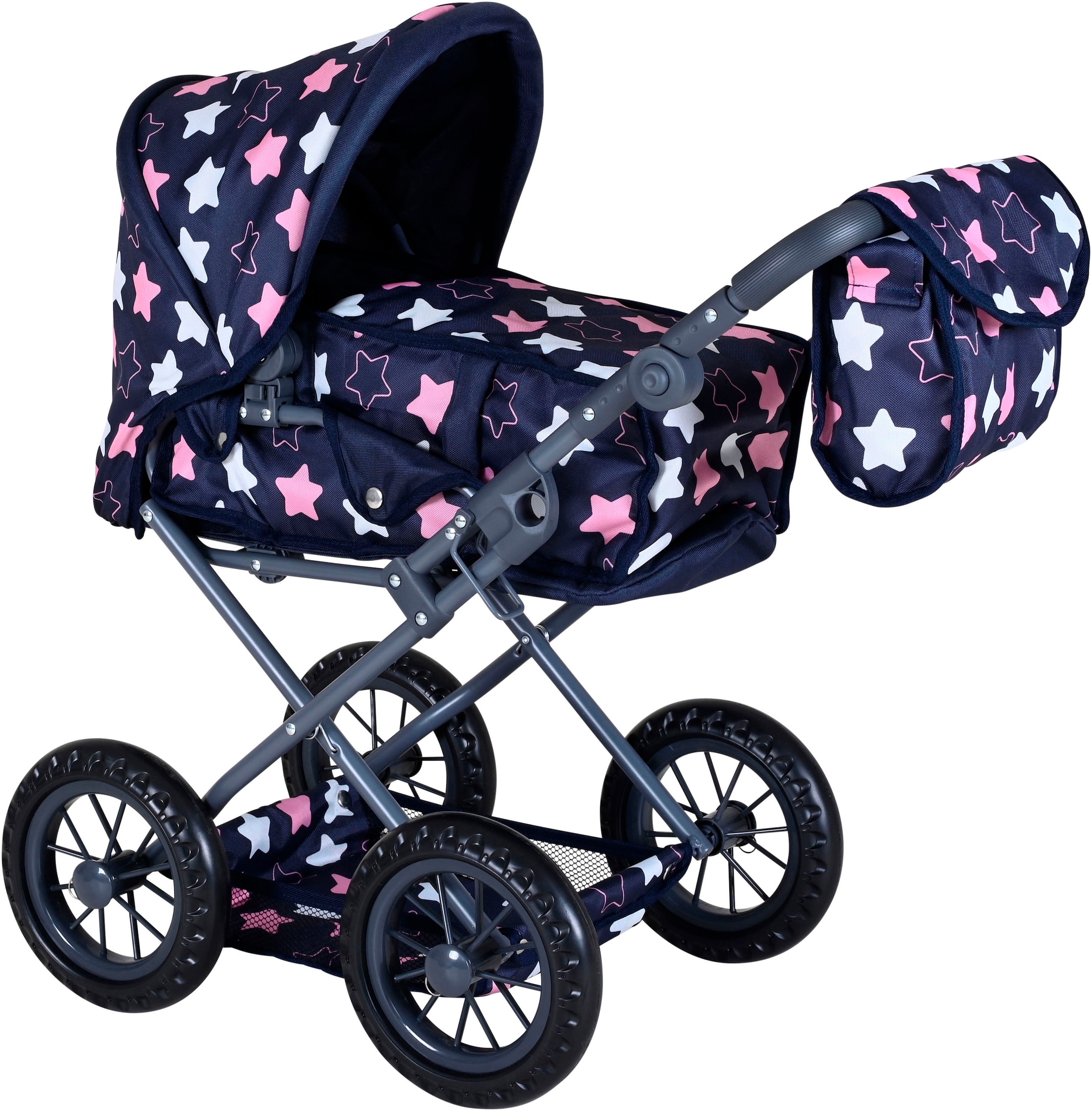 Knorrtoys® Kombi-Puppenwagen »Ruby« mit Wickeltasche