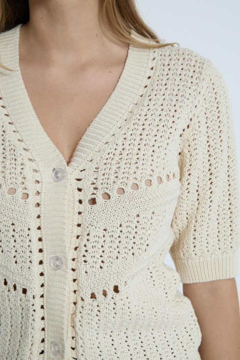 Peppercorn ecru dames vest