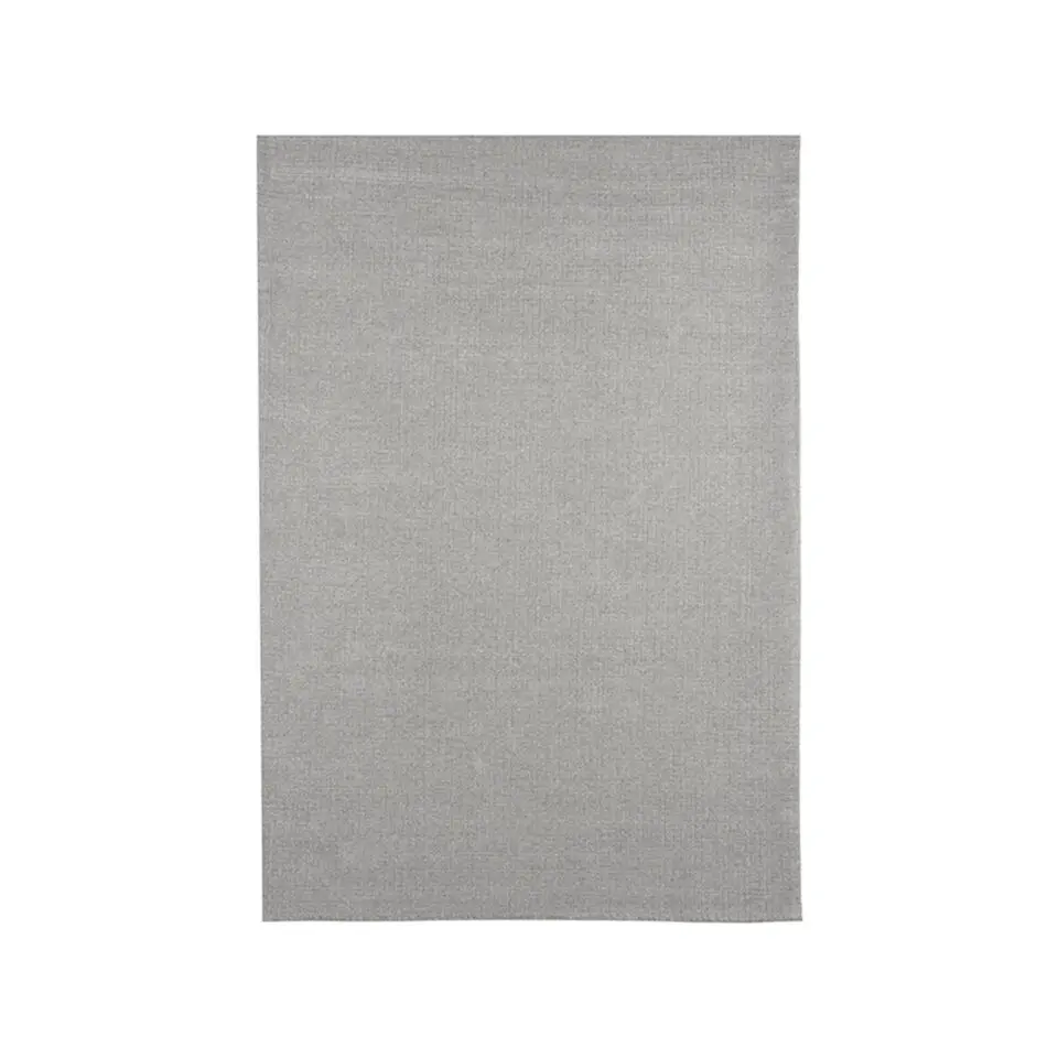LABEL51 Vloerkleed Wolly Grijs Wol 160x230cm