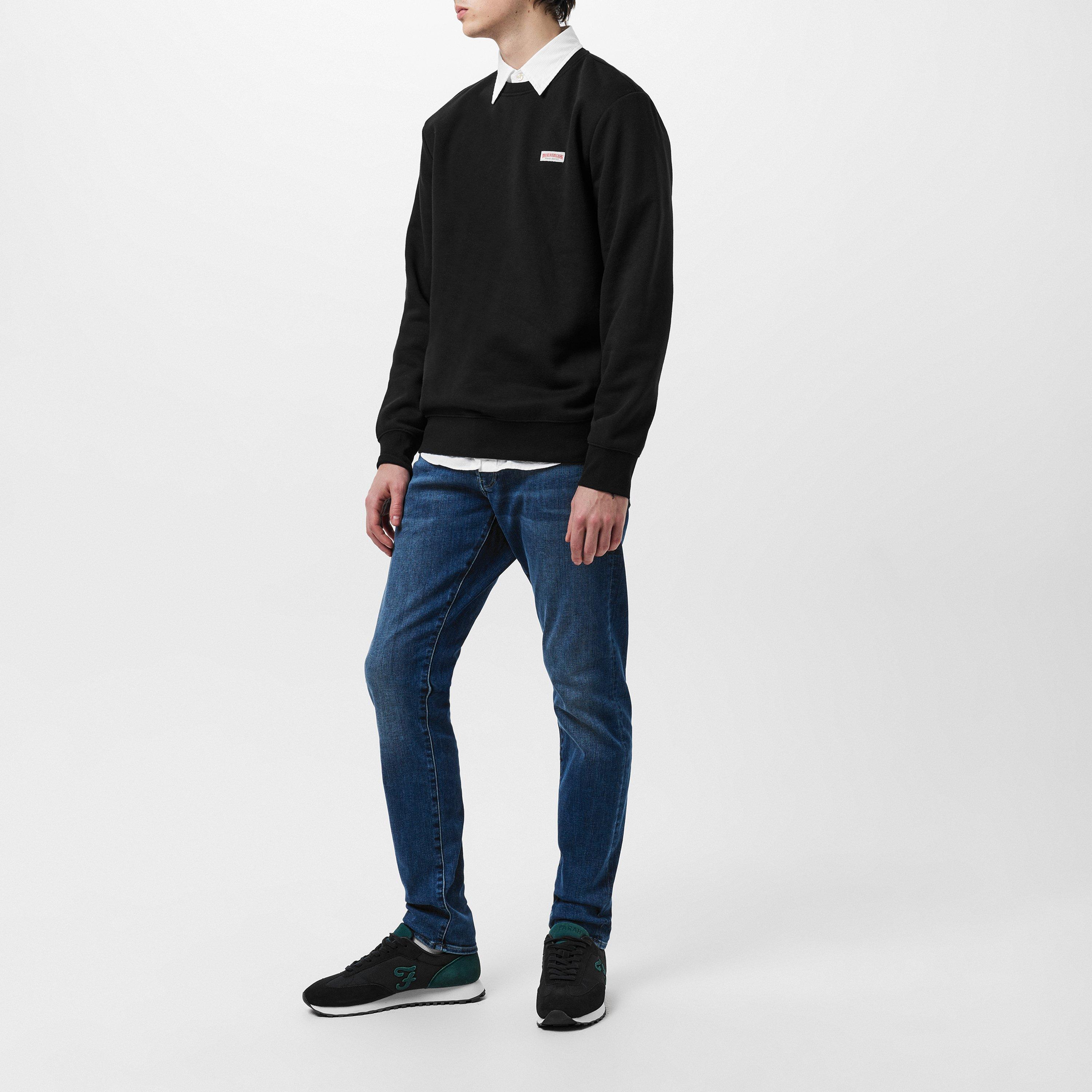 True Religion OG Logo Patch Crew Sweatshirt