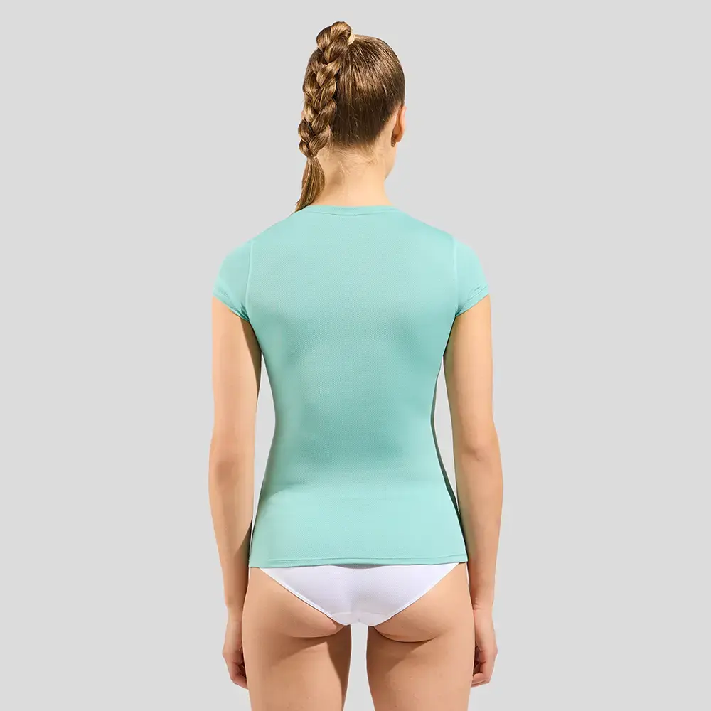 Odlo Active F-Dry Light Eco Ondershirt Korte Mouwen Groen Dames