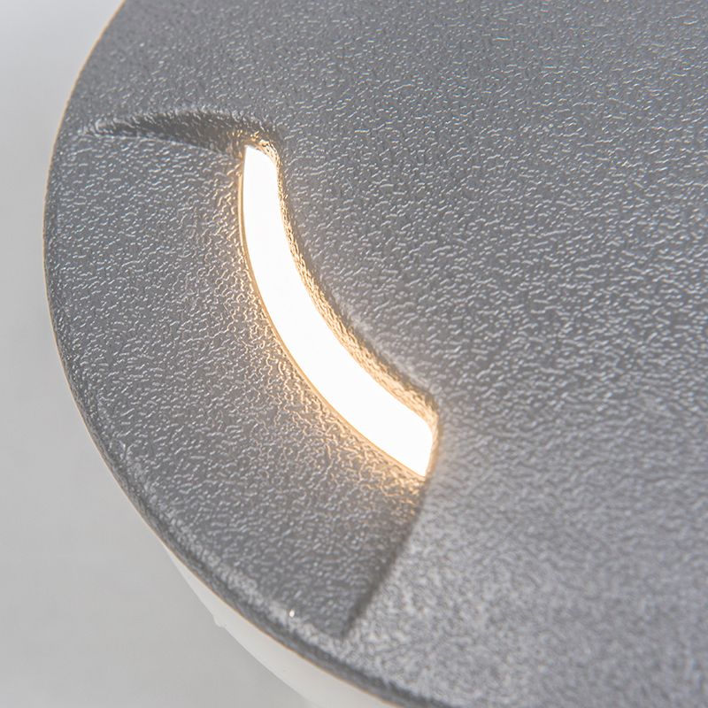 Moderne buiten grondspot grijs incl. LED IP67 - Ceci 2
