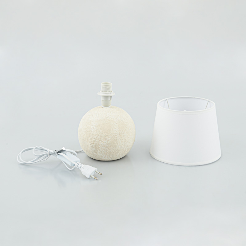 Lampe en céramique 'Ivany' beige