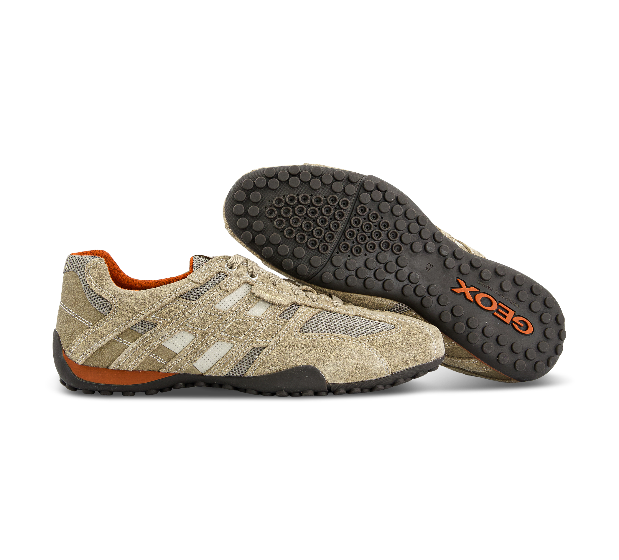 Geox Snake - Sneaker low beige/taupe