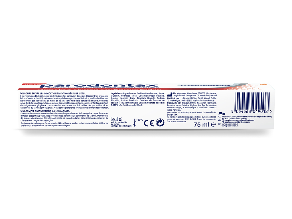 Pasta de Dentes Branqueadora Parodontax 75ml