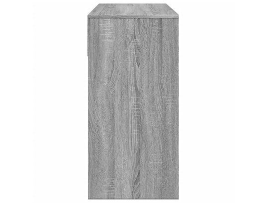 VIDAXL - Coiffeuse avec miroir sonoma gris 80x39x80 cm