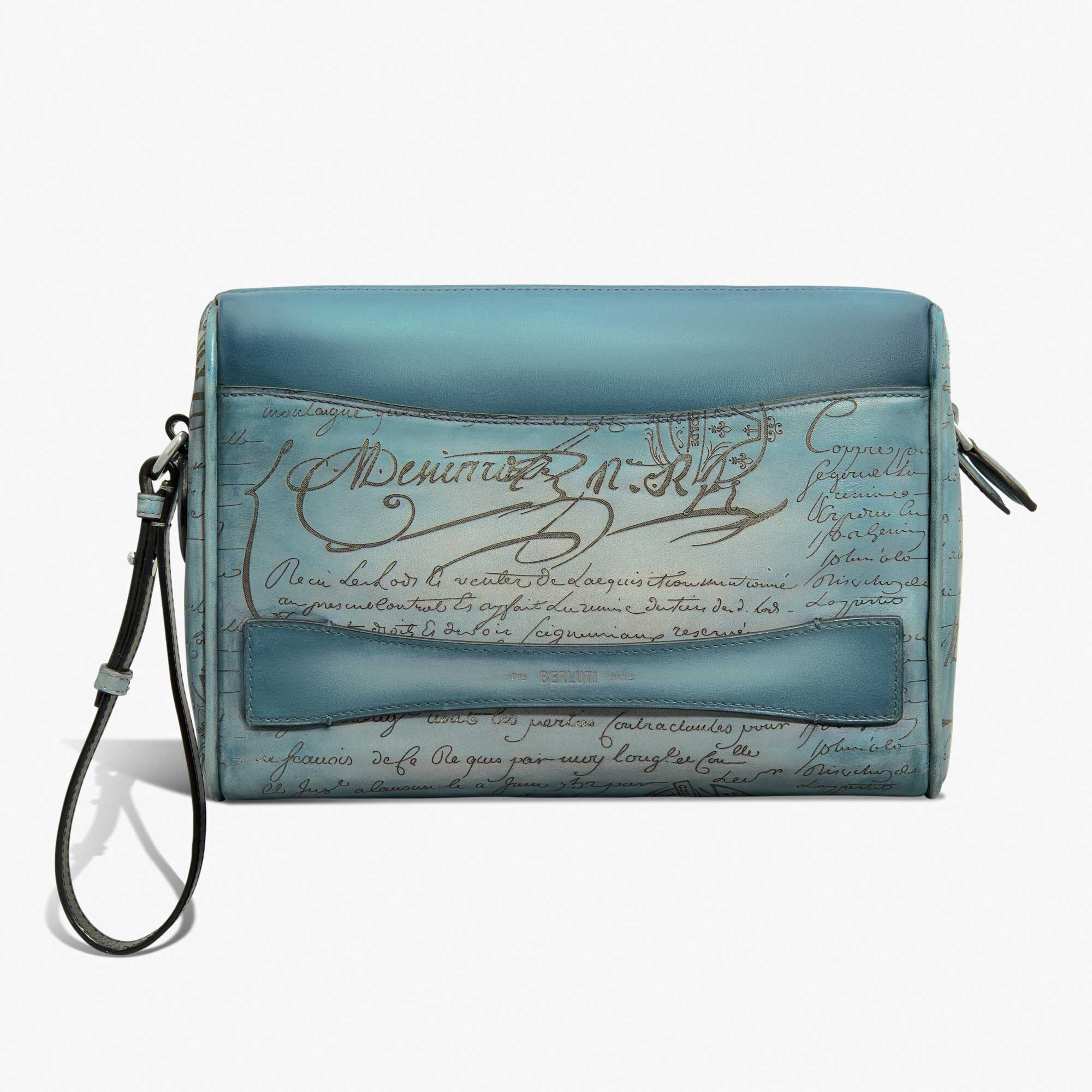 Pochette Rosewood Gradiant En Cuir Scritto
