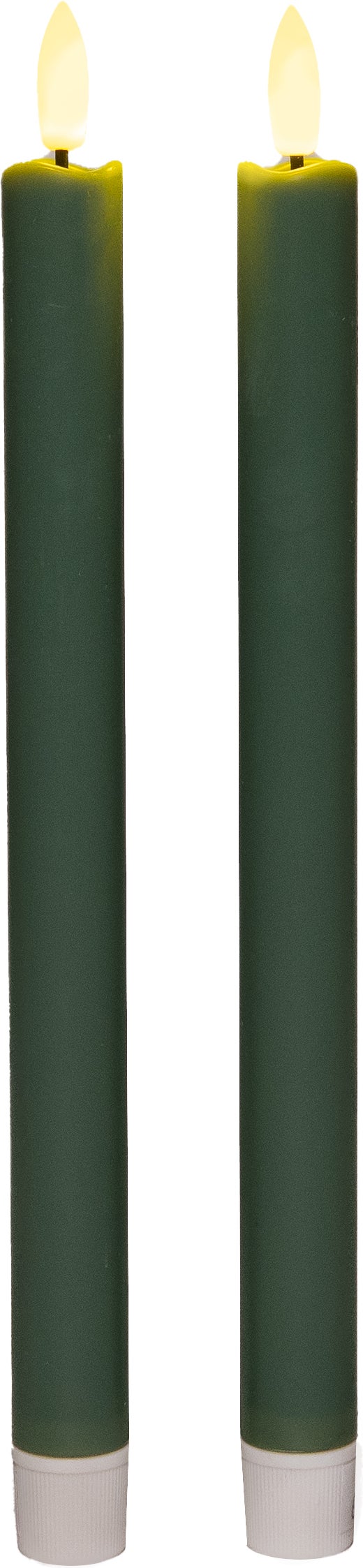 Anna's Collection LED dinerkaars Larni groen D 2,1 H 25 cm 2 stuks