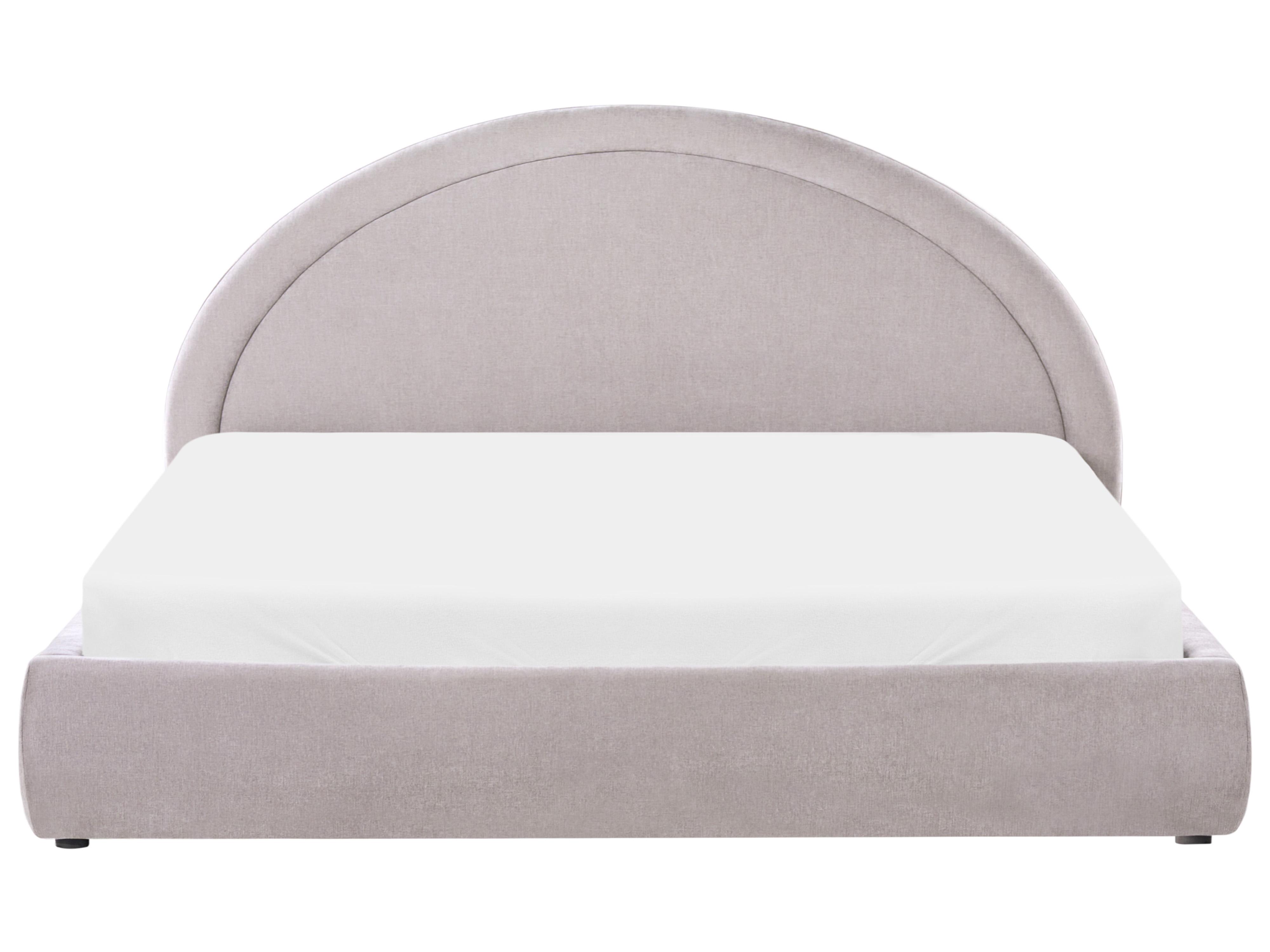Bed met opbergruimte Chenille MOUZON 180 x 200 cm Taupe