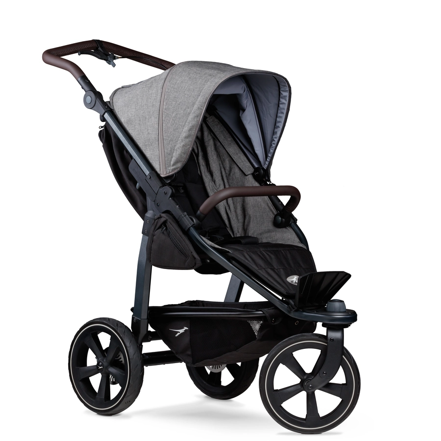 tfk Sportkinderwagen Mono 2 mit Luftkammerrad Set premium grau