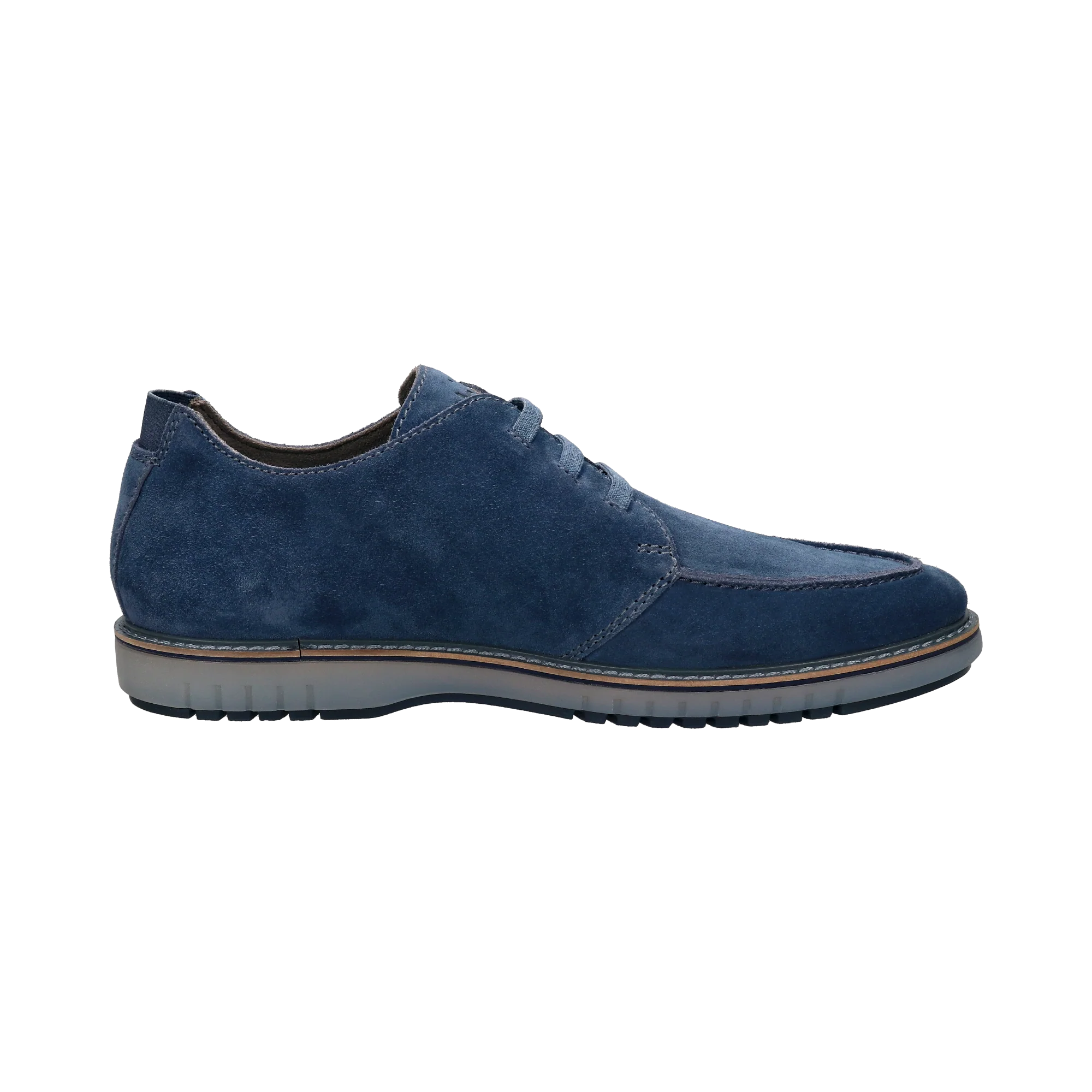 Leder Schnürer blau