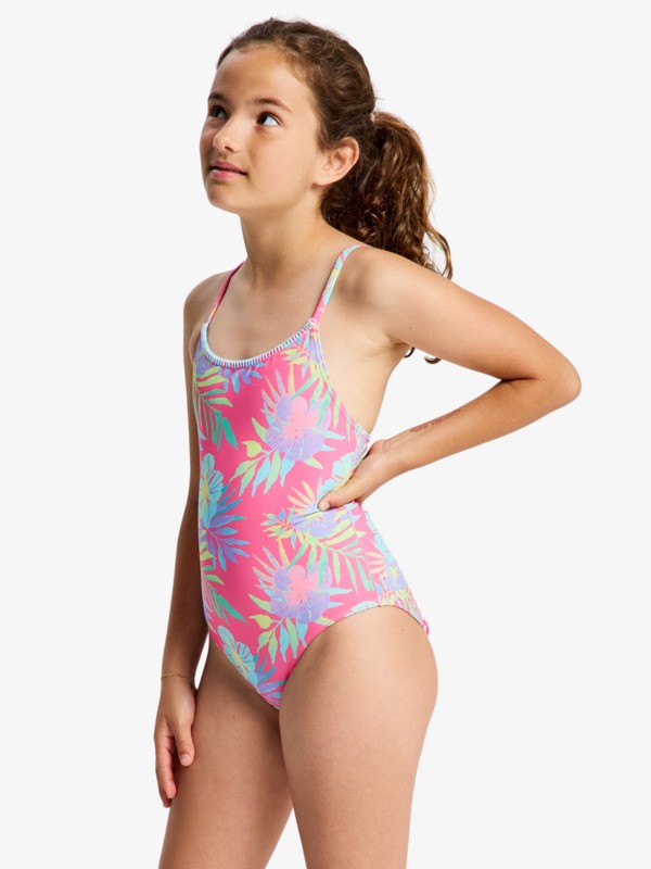 Aquarella One-Piece Maillot de bain une pièce Rose Filles 6-16 ans