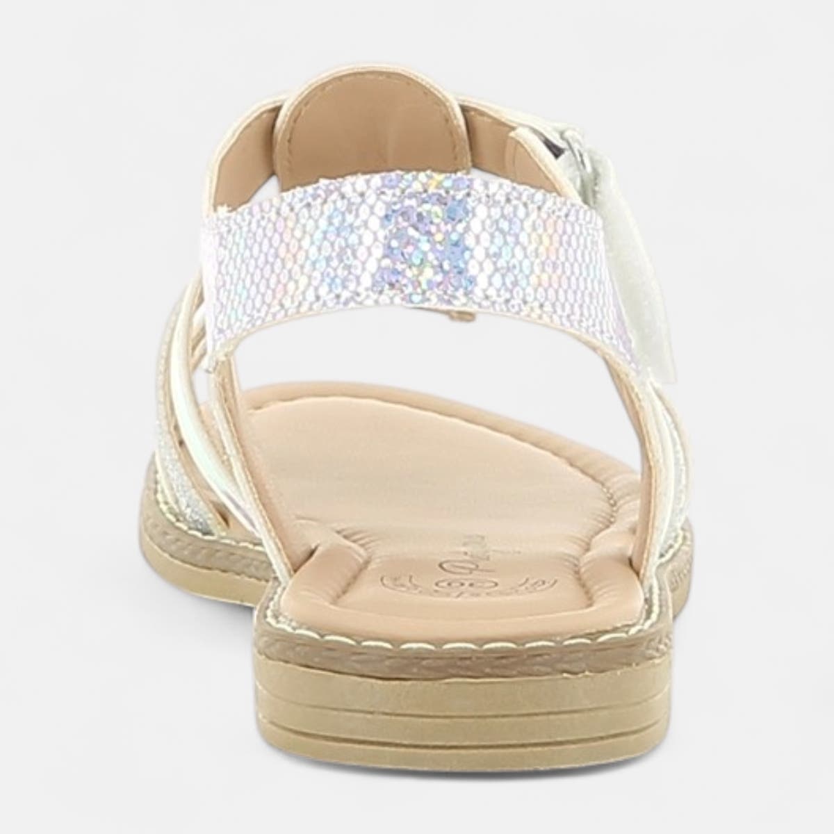 Nu-pieds Fille argent