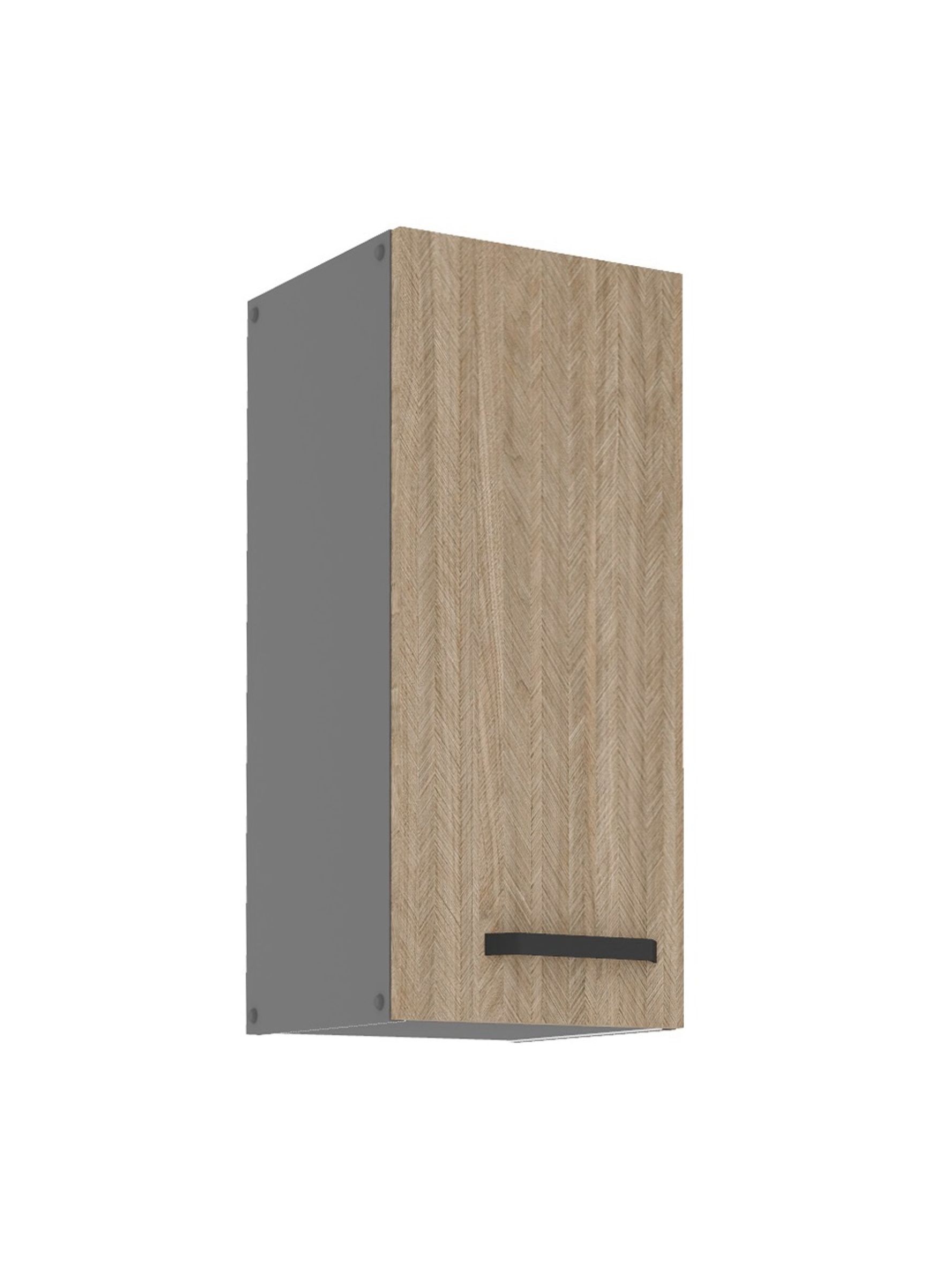 Küche SCANDI Hängeschrank 30 cm Fischgrät Küchenzeile Küchenblock Einbauküche