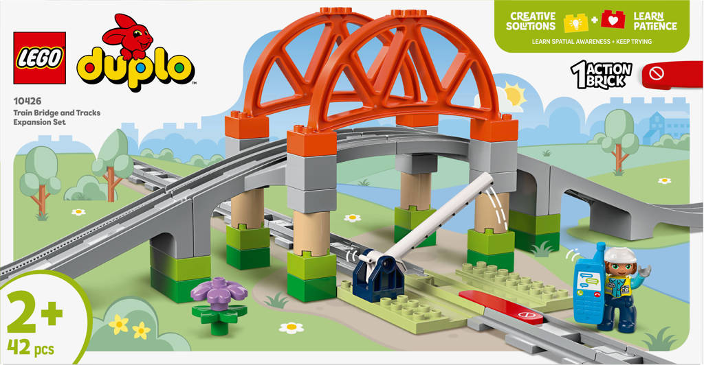 Stad Treinbrug en rails uitbreidingsset 10426