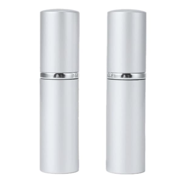INF Mini refill parfymeflasker 2-pakning Sølv 5 ml