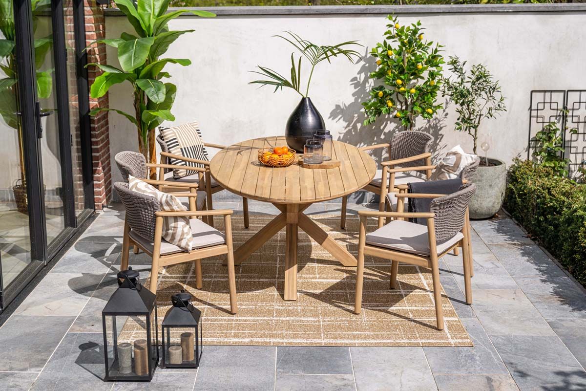 Garden Impressions Urania ovale 220x115 cm tafel - acacia