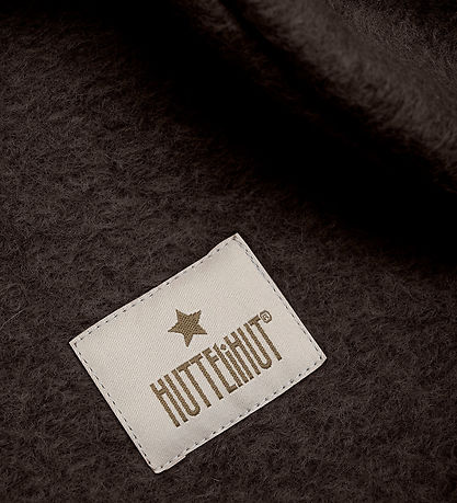 Huttelihut Elefanthue - Uld - 2-lags - Dark Brown Melange m. ?re