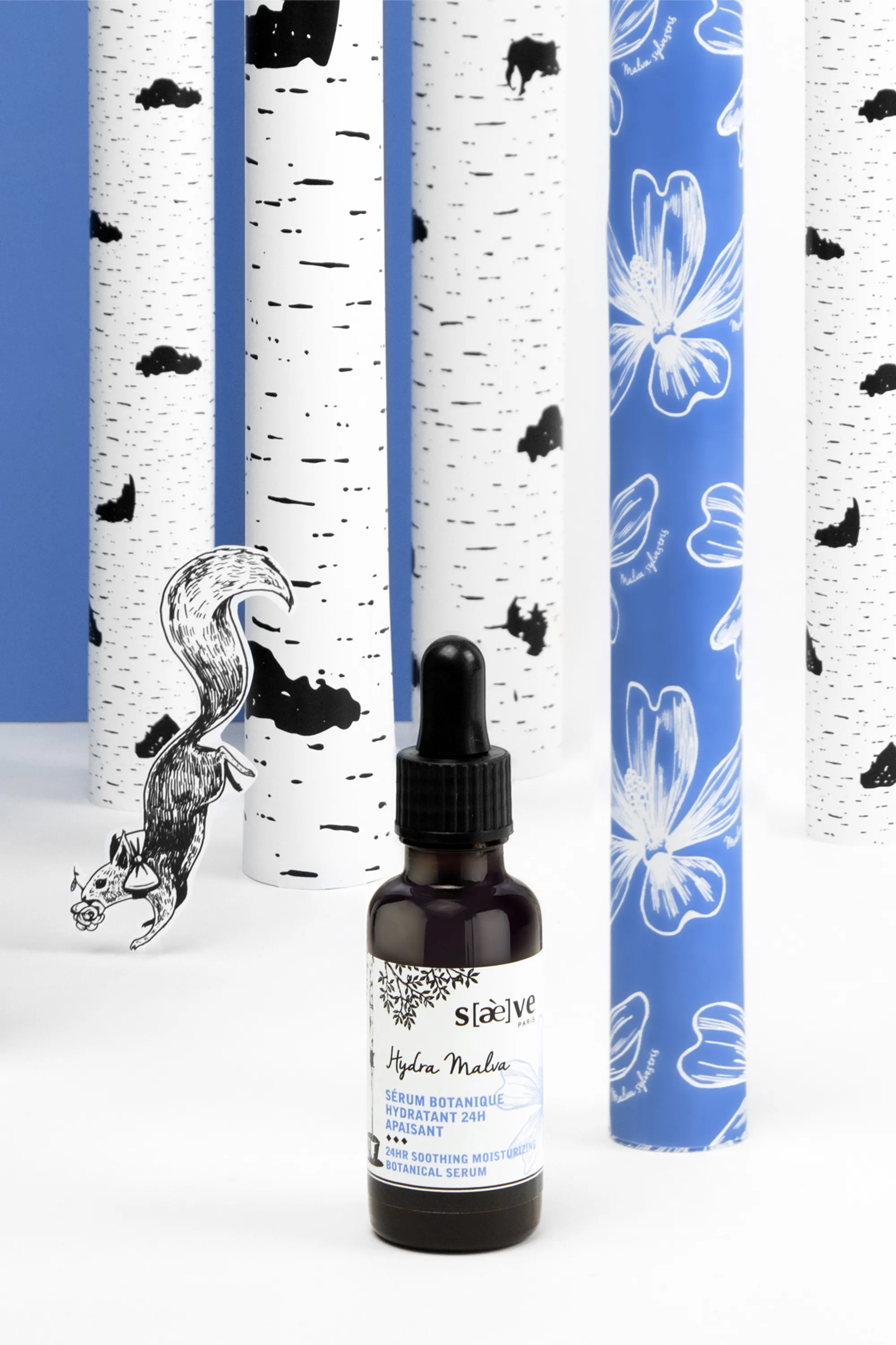 Saeve Sérum botanique hydratant 24h apaisant Hydra Malva-30 ml