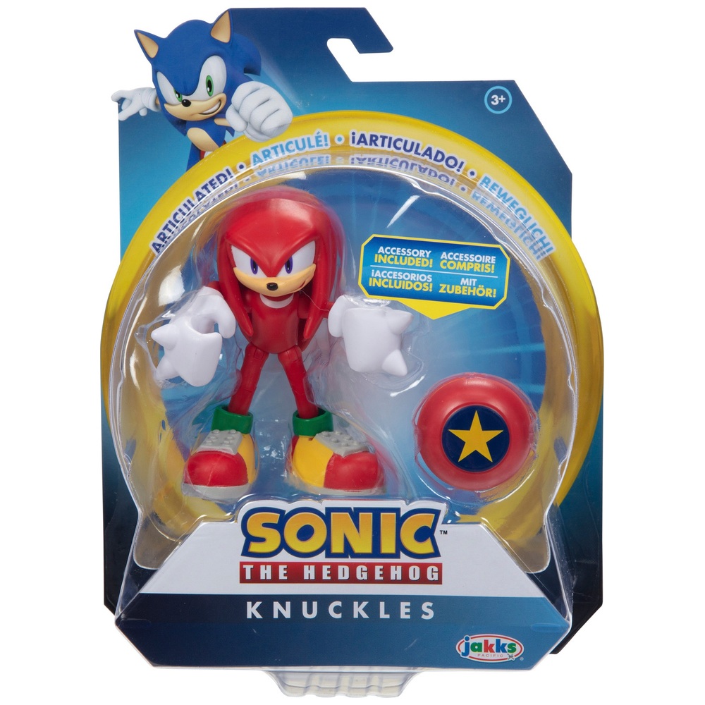 Sonic the Hedgehog 10 cm Knuckles mit Sternenfeder