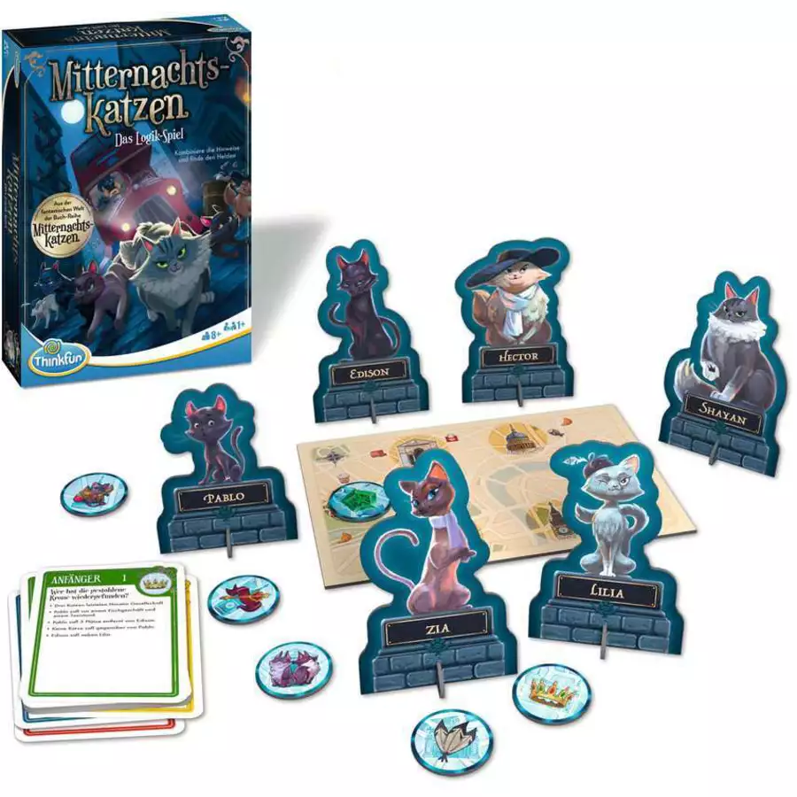 Thinkfun Mitternachtskatzen Das Logik-Spiel bunt