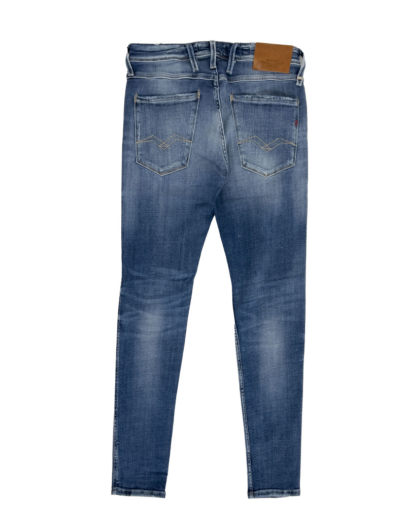 REPLAY JEAN HOMME ANBASS STRETCH MEDIUM BLUE