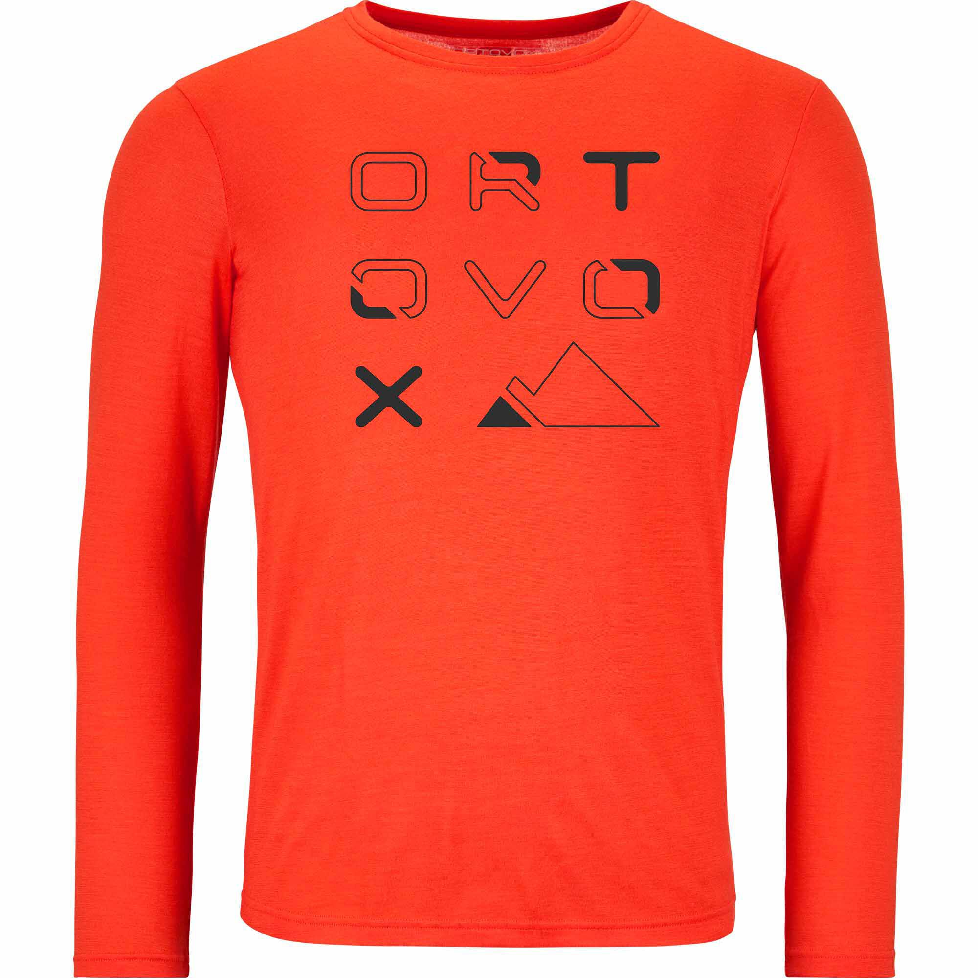 Ortovox185 MERINO BRAND OUTLINE LS M