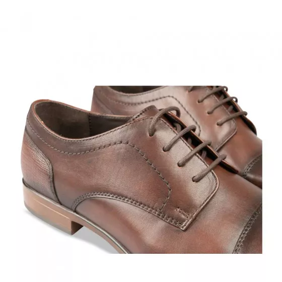Derbies MARRON NEOSOFT HOMME CUIR