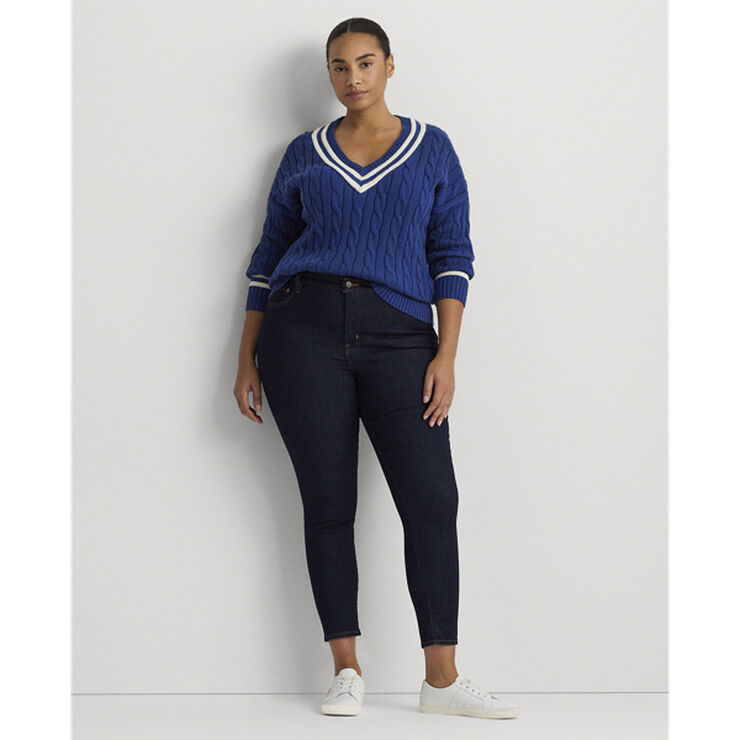 Lauren Ralph Lauren SP STR ECO IN DNM-PANT Rinse wash