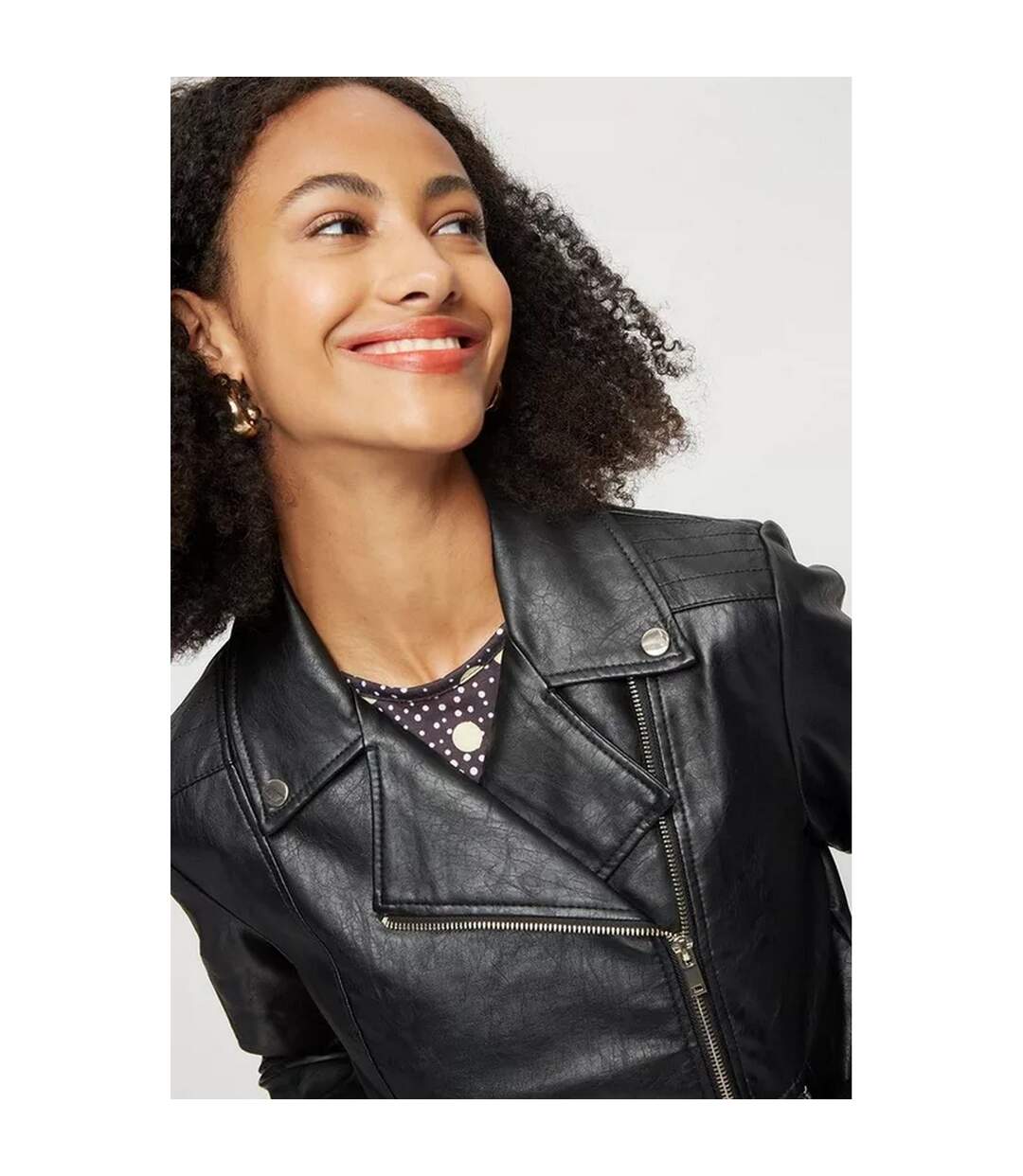 Dorothy Perkins - Veste motard - Femme (Noir) - UTDP231