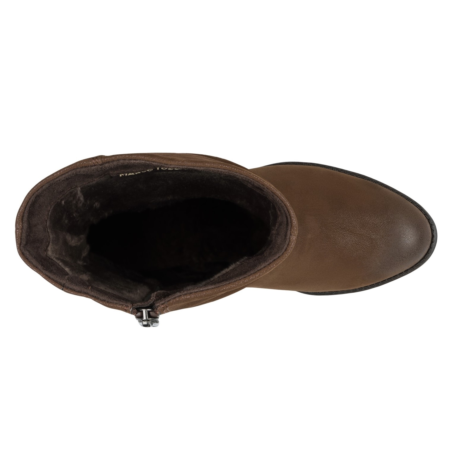 MARCO TOZZI Cowboy Stiefelette  , Blockabsatz, Kurzstiefel, Westernstiefelette mit Flecht-Zierriemchen