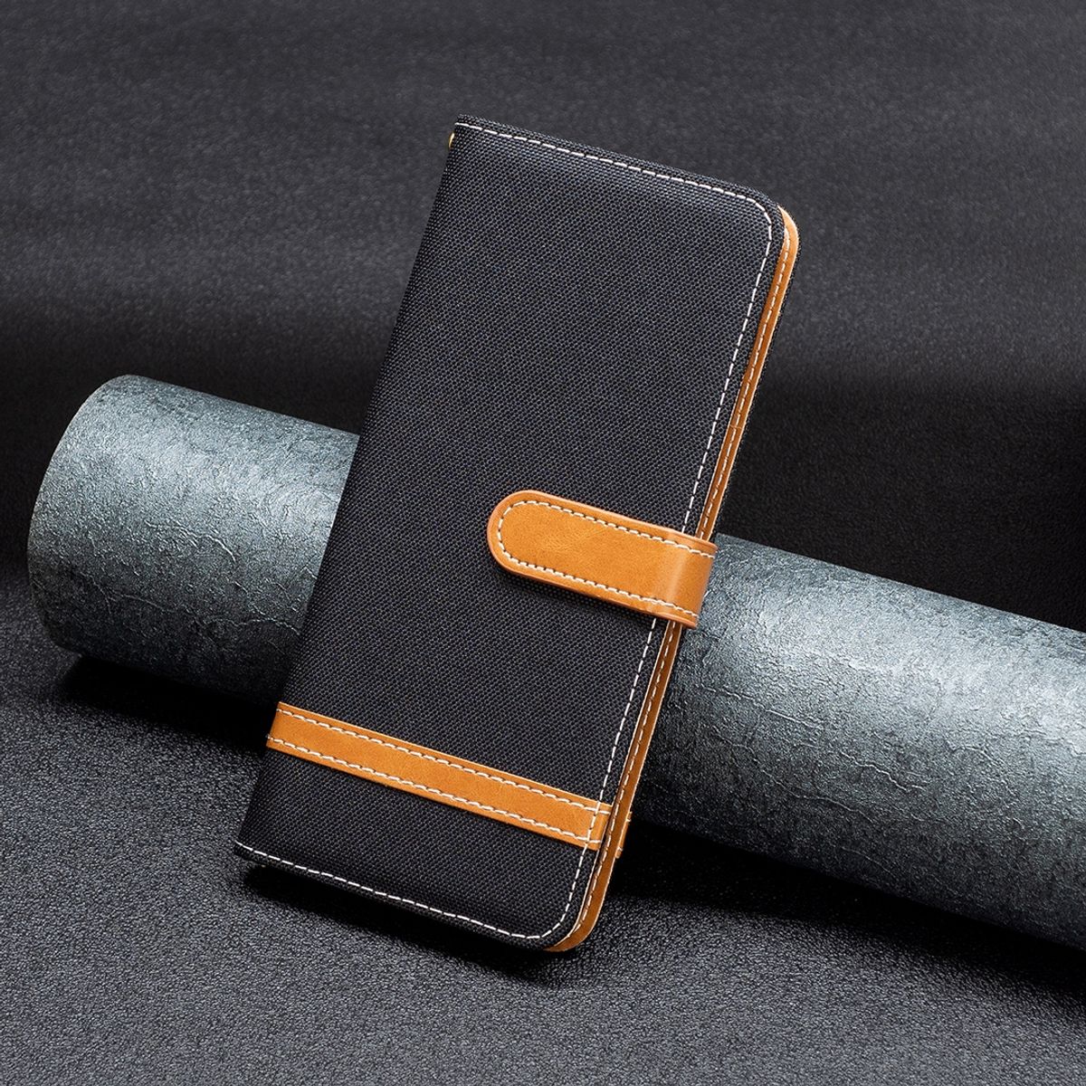 Hülle Handy Schutz für Apple iPhone 15 Pro Case Cover Wallet Klapp Tasche Etuis