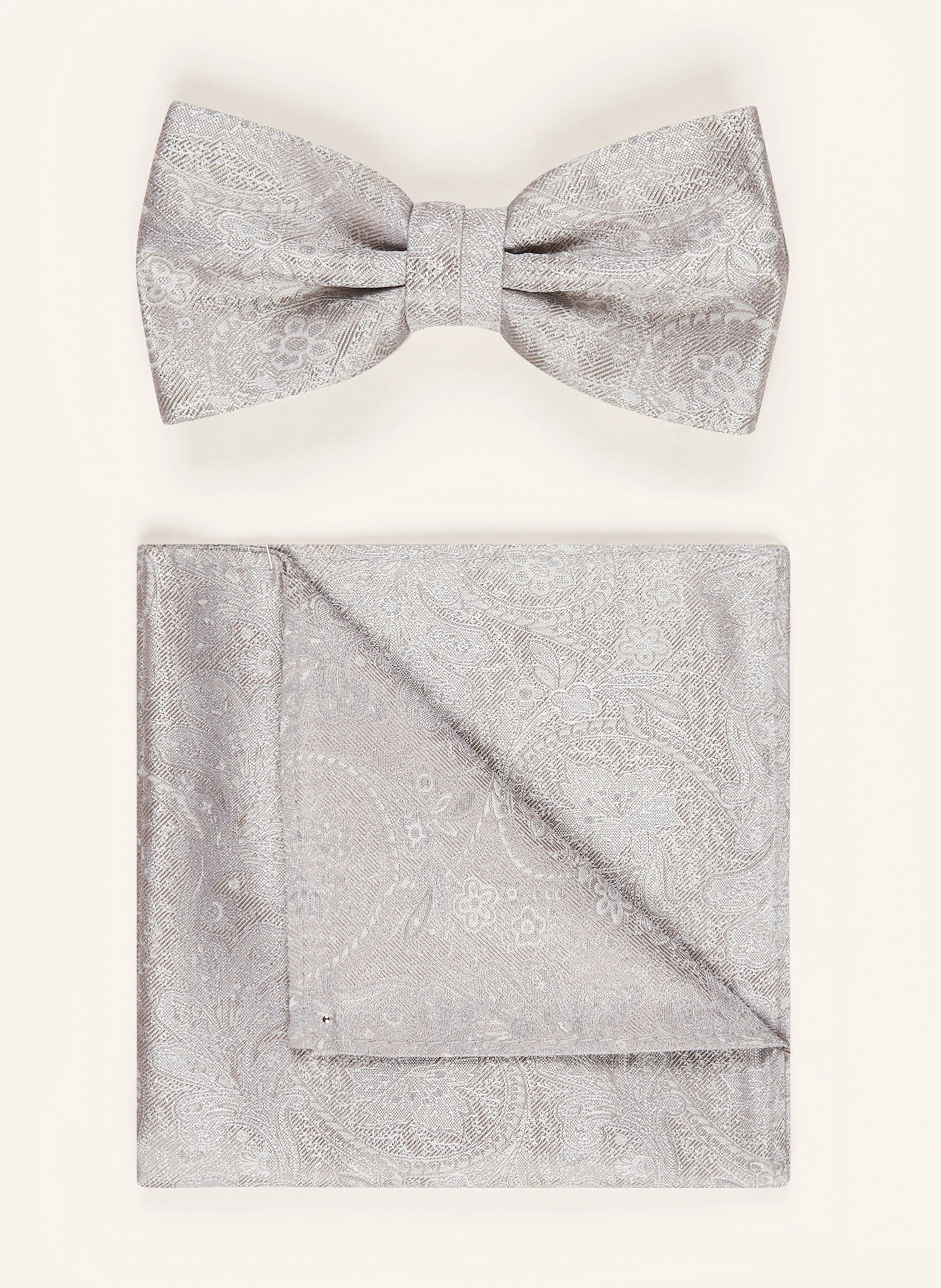 Prince BOWTIE Set: Fliege und Einstecktuch aus Seide