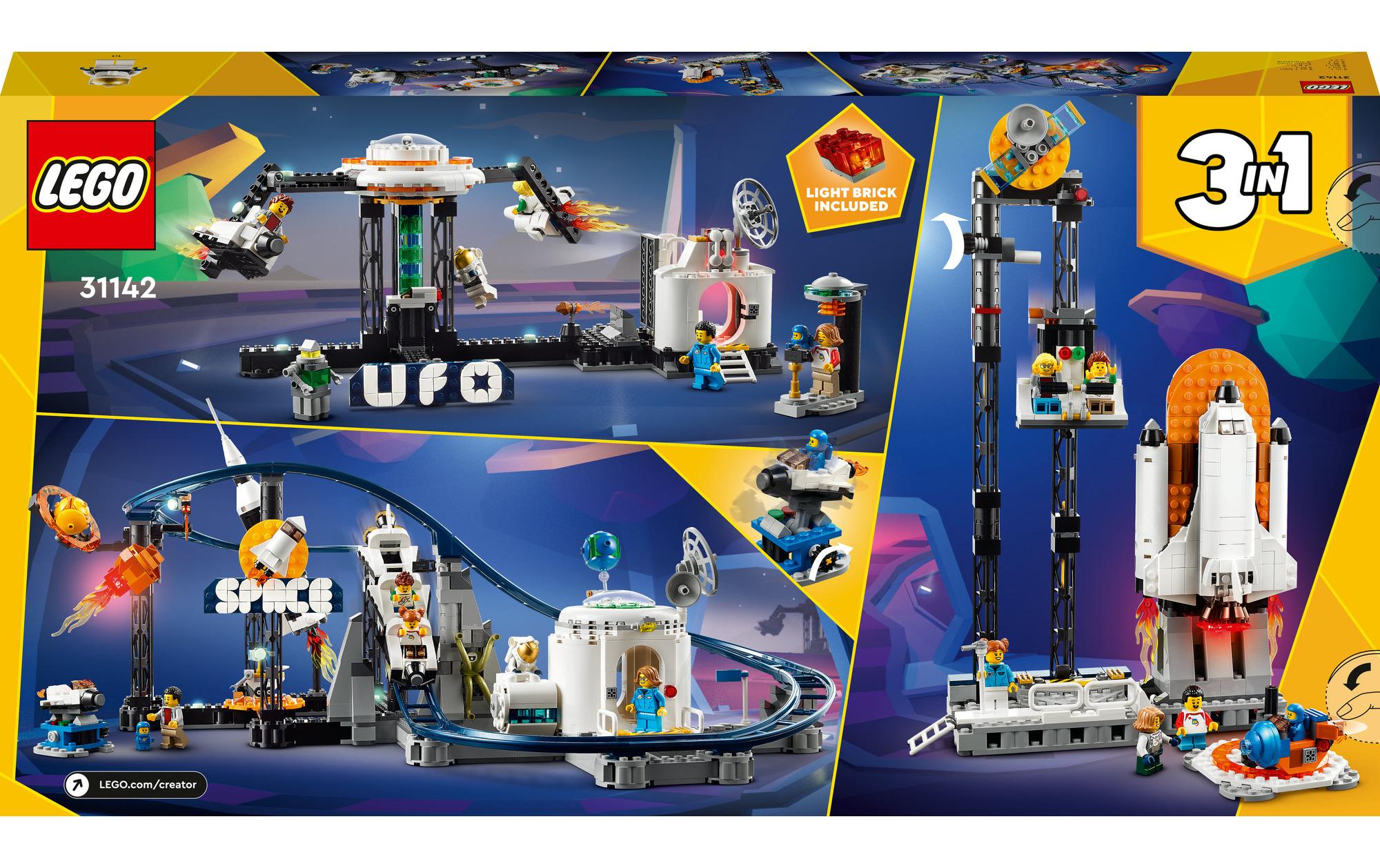 Creator Weltraum-Achterbahn 311423-in-1-Spielset