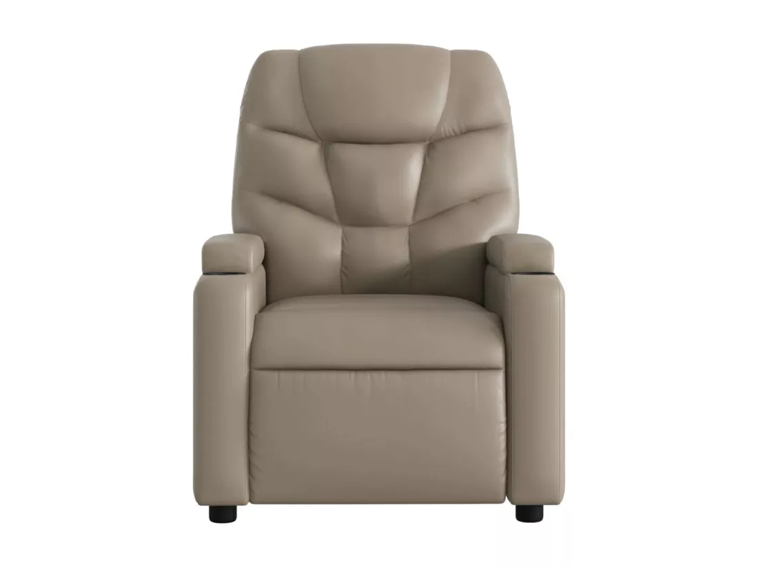 Fauteuil de massage inclinable Cappuccino Similicuir