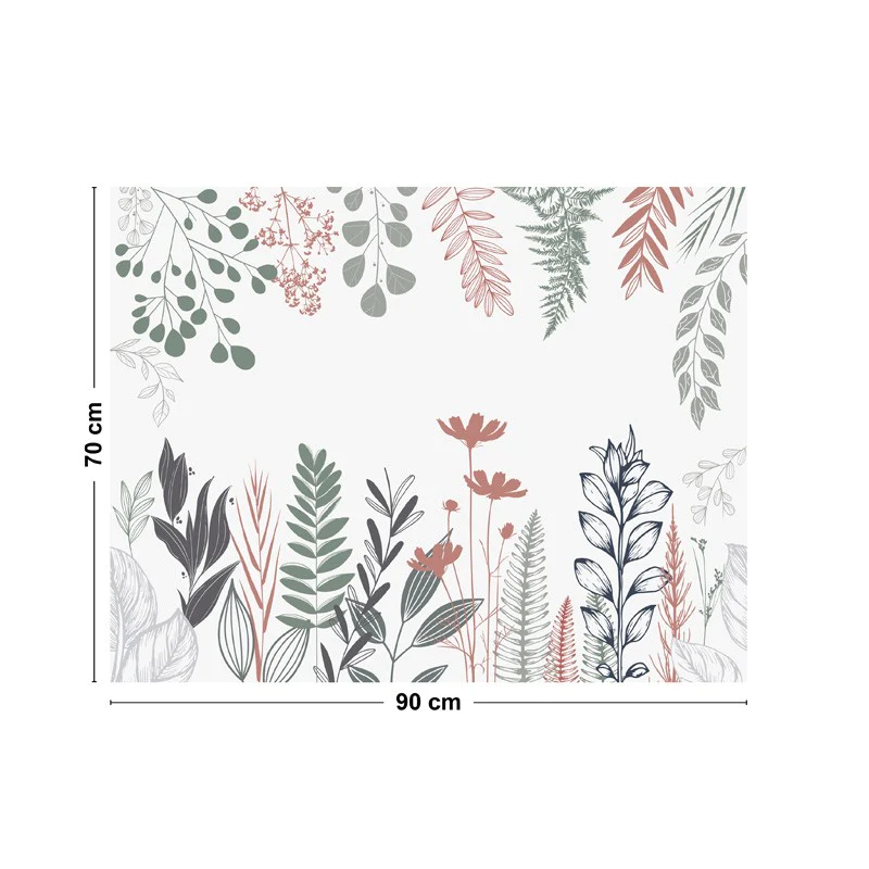 Crédence cuisine Fond de hotte ALU : L 90cm x H 70cm - CHAMPÊTRE 99dec